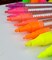 14 Pack Neon UV Fluorescent Acrylic Paint Pens, Double Pack of Both Extra Fine and Medium Tip Paint Markers, for Rock Painting, Mug, Ceramic, Glass, and More, Water Based Non-Toxic and No Odor